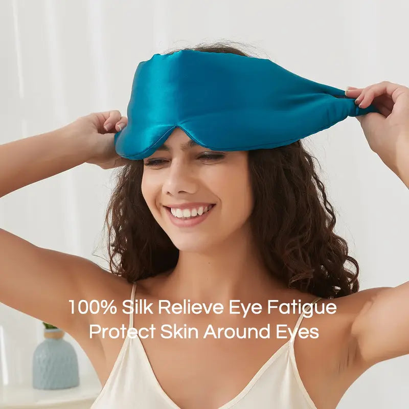 Luxury Blackout Silk Sleep Mask