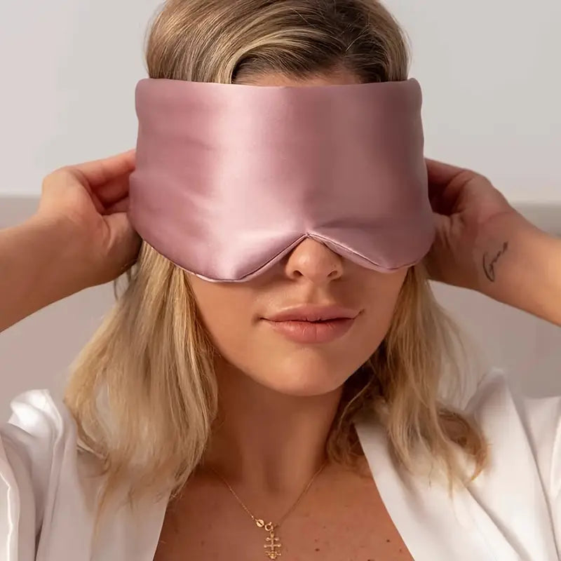 Luxury Blackout Silk Sleep Mask