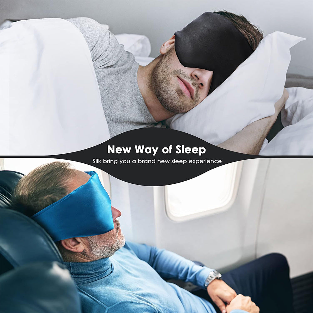 Luxury Blackout Silk Sleep Mask