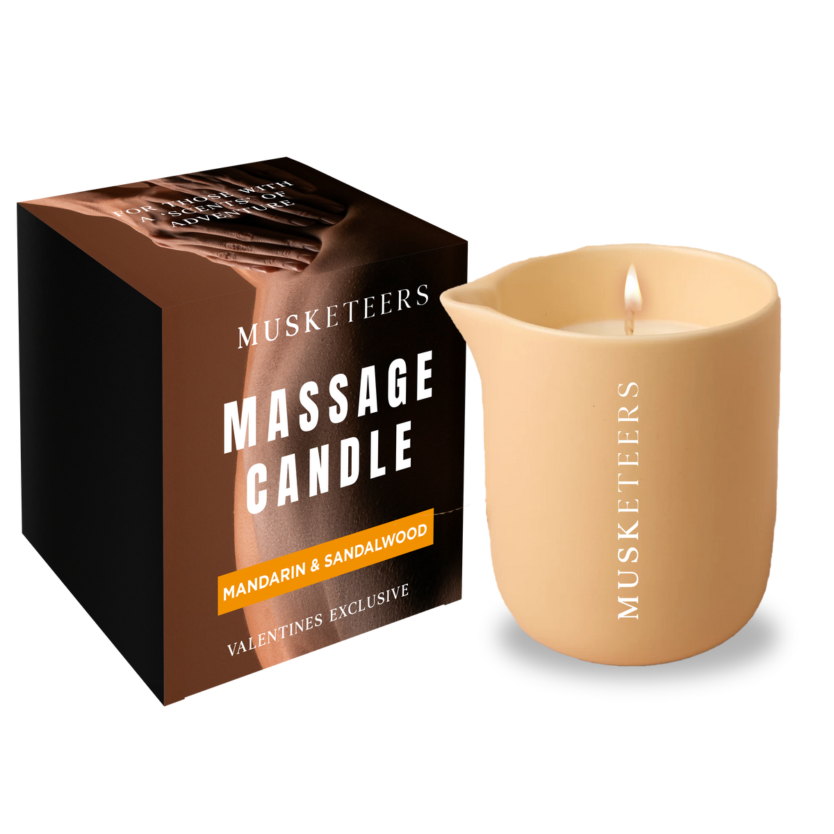 Mandarin & Sandalwood Massage Candle