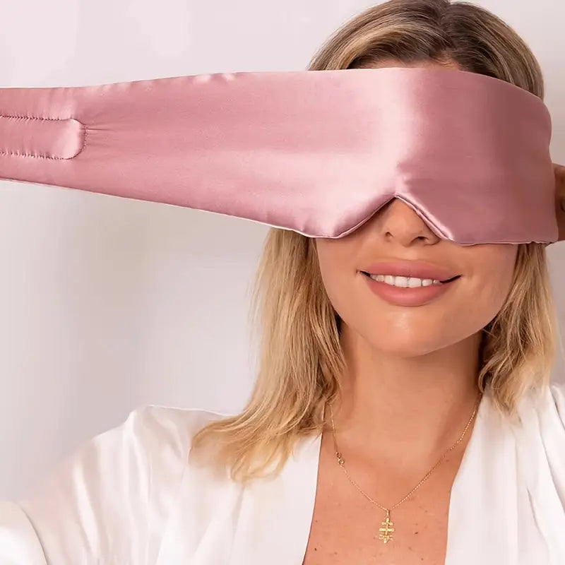 Luxury Blackout Silk Sleep Mask