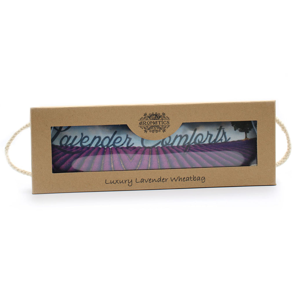 Luxury Lavender Wheat Bag — Gift Boxed